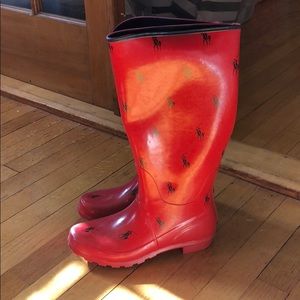 Polo Ralf Lauren Logo Rainboots